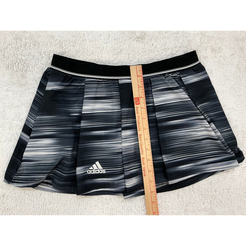 Adidas Response Climalite Tennis Skort Black White Glitch Print Womens Size S - Picture 7 of 7